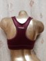 NEWBODY M Сатенено еластично бюстие бордо, снимка 3