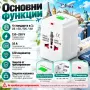 Адаптер за контакти US EU UK AU – Aerbes, снимка 2