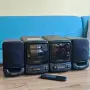 Ретро микро аудио система Pioneer X-QT3 с 25-дисков CD changer и реверсивна касета, снимка 1