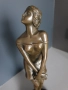 37см-4кг Collinet статуетка/еротика/френска бронзова скулптура/фигура на жена-танцьорка, снимка 5
