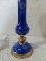 Красива синя порцеланова лампа, снимка 2