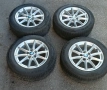 4 бр. джанти 16", 5x112 66 mm с зимни гуми 202/60/16, снимка 1