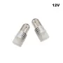 LED крушки BA15S 12V 2 броя с бяла светлина, снимка 1