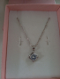 Ново сребърно дамско колие , снимка 2