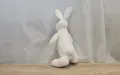 Плюшени бяло заек , снимка 2