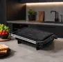 Мултифункционален грил тостер 1000W - терморегулатор и отваряне на 180°, снимка 1
