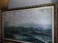 Огромна картина,масло 1943 г.размер178/110-Петър Бояджиев(1907-1963), снимка 6