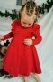 Детска червена рокличка , снимка 2
