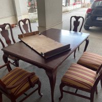 трапезна маса със столове Drexel Heritage, снимка 4 - Маси - 39503518