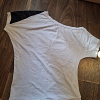 PHILIP PlEIN (реплила) Дамска бяла тениска, снимка 2 - Тениски - 41888246