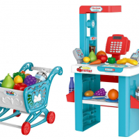 Игрален комплект Bowa - Супермаркет с количка за пазаруване 931929, снимка 1 - Други - 36127696