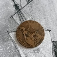 Монета - Великобритания - 1/2 (половин) пени | 1925г., снимка 1 - Нумизматика и бонистика - 38964730