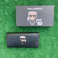 Луксозно черно портмоне  Karl Lagerfeld   /SG45TI, снимка 1 - Портфейли, портмонета - 40824180