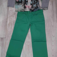 Блузка ZARA и дънки Gymboree , снимка 1 - Детски панталони и дънки - 44836174