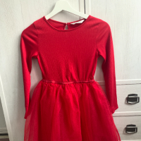Ту-ту пурпурно червена рокля H&M 9-10 години, снимка 4 - Детски рокли и поли - 44714042