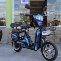 Електрически скутер-велосипед EBZ16 500W - BLUE , снимка 2 - Мотоциклети и мототехника - 41827635