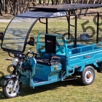 Електрическа соларна карго триколка – НОВА с документи за регистрация, снимка 1 - Инвалидни колички - 36253438