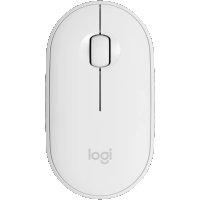 Мишка Безжична Logitech M350S Pebble 2 910-007013 1000dpi 3btn Оптична TONAL WHITE Silent Touch Tech, снимка 1 - Клавиатури и мишки - 42513921