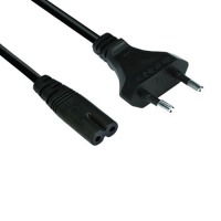 Захранващ Кабел за Адаптер за Лаптоп 1.8м VCom SS001345 2C*0.75mm2 Power Cable for Notebook , снимка 1 - Кабели и адаптери - 34324565