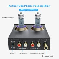 Fosi Audio, Stereo Tube MM Amplifier Phono Preamp/ Грамофонен предусилвател, снимка 5 - Грамофони - 44301964