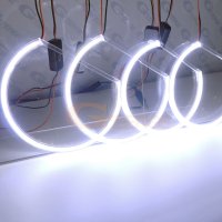 Ангелски очи LED Cob за BMW e46(БМВ е46), снимка 1 - Аксесоари и консумативи - 41788405