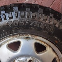 Гуми с джанти 205/75/R15 за ОФ-РОЛД-Honda CRV 1, 2, снимка 2 - Части - 42450839