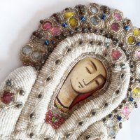 19 век! Руска Икона на Плащеницата на Пресвета Богородица, снимка 4 - Антикварни и старинни предмети - 39711020