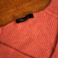 Розов пуловер , снимка 1 - Жилетки - 38893754