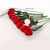 Кутия за пръстен в формата на роза, снимка 4 - Подаръци за жени - 44481739