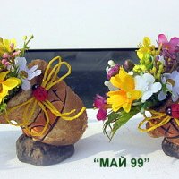 Мини гърненца с пъстри цветя, снимка 4 - Подаръци за жени - 44353679
