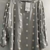 НОВА ZARA елегантна дамска блуза – размер М , снимка 7 - Блузи с дълъг ръкав и пуловери - 35938799