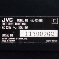  JVC AL-F353 - Грамофон, снимка 13 - Грамофони - 41372096