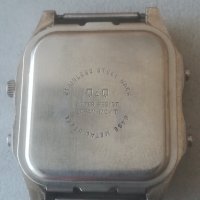 Часовник Q&Q. Japan. Vintage watch. Dual time. Ana-digi. Ретро модел , снимка 3 - Мъжки - 42260074