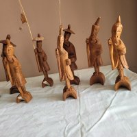 дървени статуетки на рибари, снимка 10 - Статуетки - 42027916