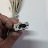 Cisco конзолен сериен кабел,кабел за рутер  RJ45-DB9 - 3 mетра., снимка 4 - Други - 39586472