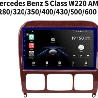 Mercedes 9 инча w220 android мултимедия навигация андроид мерцедес, снимка 2 - Аксесоари и консумативи - 40512553