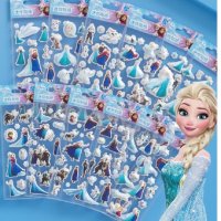 3D Елза Анна Замръзналото Кралство Frozen лист самозалепващи лепенки ръчна изработка декорация и др., снимка 2 - Други - 41376441