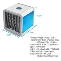 Мини климатик Air Cooler , въздушен охладител USB охлаждане, 12V USB, снимка 4 - Климатици - 41039631