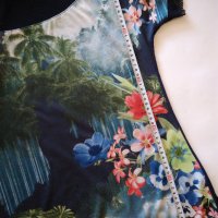 Красива блуза с флорални мотиви - XL, снимка 11 - Туники - 41407967