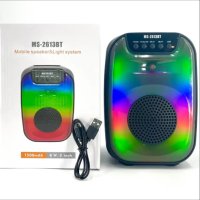Безжична тонколона MS-2613BT 3, 8W, Светеща RGB, снимка 2 - Bluetooth тонколони - 41307726