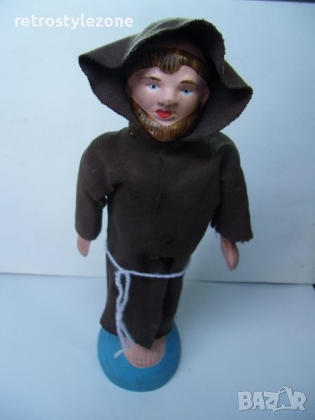 № 6872 стара керамична фигура   - сувенир   - височина 27 см , диаметър основа 8,5 см, снимка 1