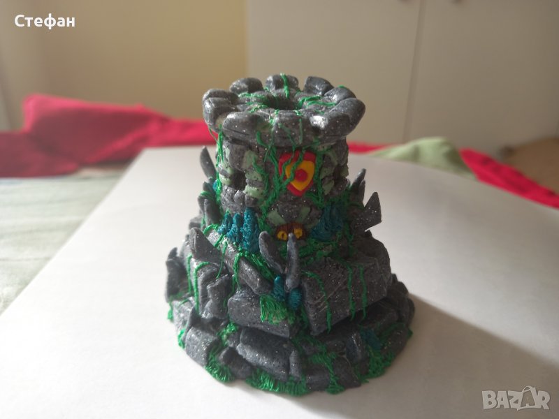 Замък моливник от полимерна глина  25 лв., снимка 1