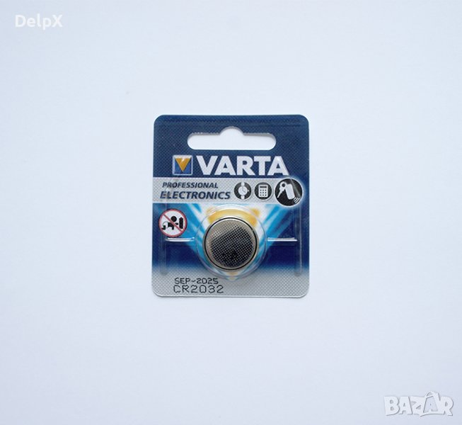Литиева плоска батерия VARTA 3V CR2032 (DL2032), снимка 1