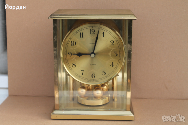 Немски настолен кварцов часовник Дугена , снимка 1