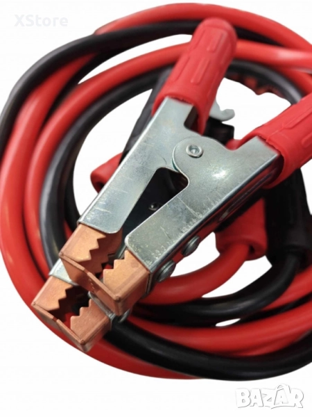Мощни 2500 AMP бустер кабели за подаване на ток — Стартирайте автомобила за секунди, снимка 1