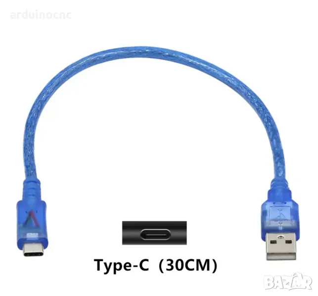 Кабел USB-C за данни, Arduino, захранване, ESP, снимка 1