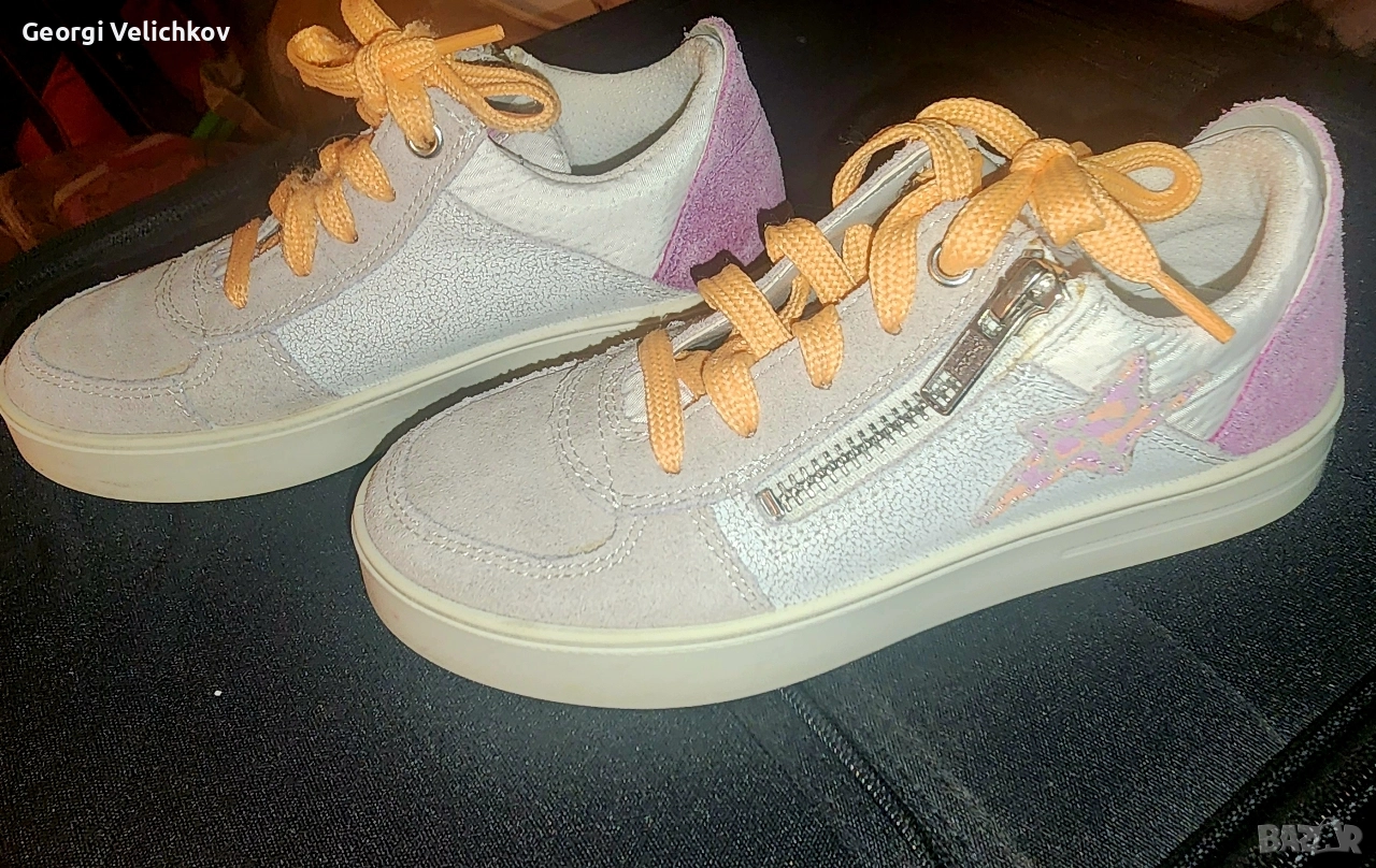 Детски кецове от естествена кожа , снимка 1