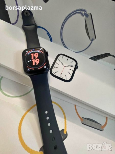 НОВ! Apple Watch Series 7 41mm GPS Red / Green Гаранция!, снимка 1