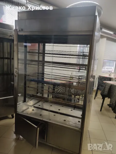 Професионален газов двоен грил за пилета, снимка 1