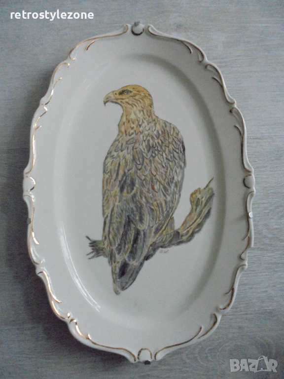 № 8395 Старо порцеланово пано  , снимка 1